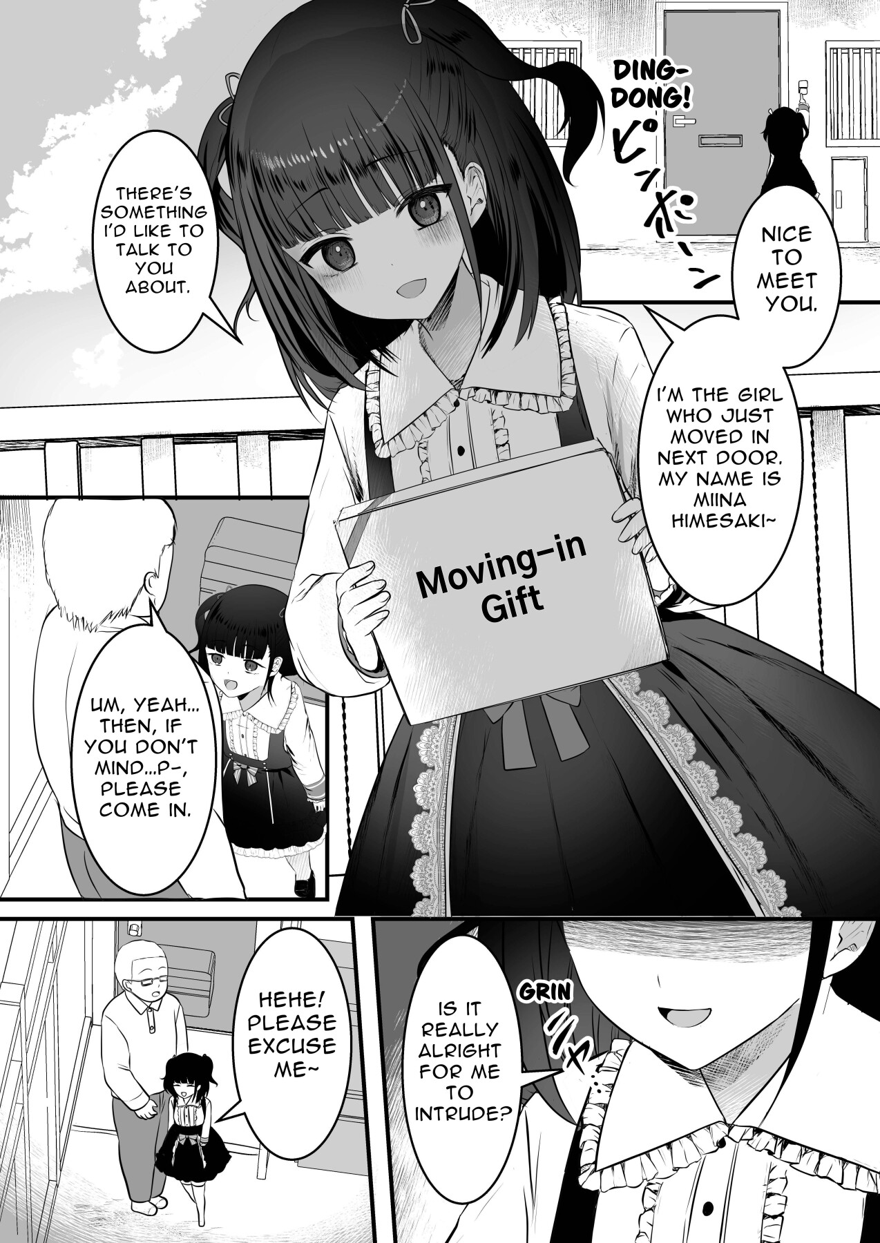 Hentai Manga Comic-A Female Brat Has Moved Into The House Next Door!-Read-2